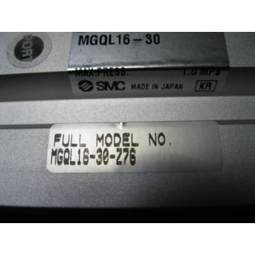 SMC MGQL16-30-Z76 CYLINDER 16X30MM COMPACT GU