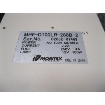 MORITEX CORP MHF-D100LR-288B-2 DISCO ES BBMHF1002882 LIGHT SOURCE UNIT