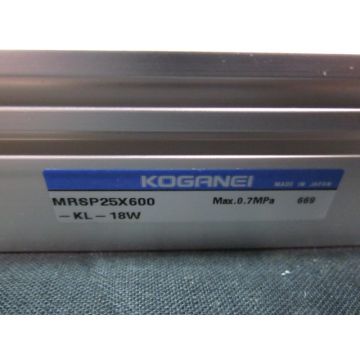 KOGANEI MRSP25X600 AIR RODLESS CYLINDER MRSP 25X600 - KL - 18W MAX 07MPa