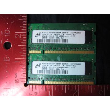 Micron MT4HTF3264HY-53EB4 512MB TWO 256MB STICKS DDR2 533 CL4 PC2-4200S