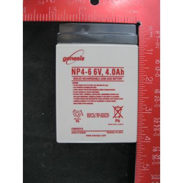 ENERSYS NP4-6 ENERSYS GENESIS SEALED RECHARGEABLE 6V 40 AH LEAD-ACID BATTERY