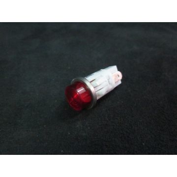 GENERIC Light Pilot Neon Round Lens Red 125VAC--not in original packaging