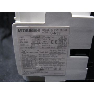 MITSUBISHI S-N35 CONTUCTOR MAGNET