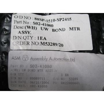 ASM S02-41080 ASSY UW BOND MOTOR WH