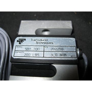 TRANSDUCER TECHNIQUES SB0-200 TRANSDUCER LOADCELL