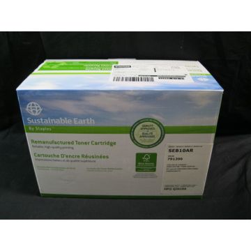STAPLES SEB10AR STAPLES SUSTAINABLE EARTH MODEL SEB10ARRE-MANUFACTURED TONER CARTRIDGE COMPATIBLE WI