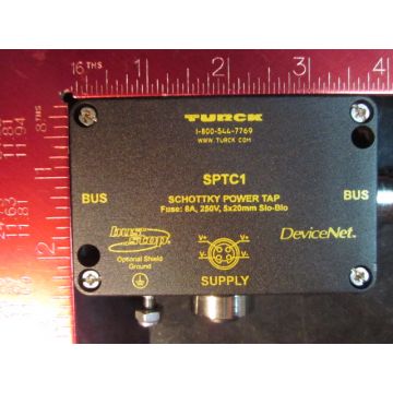 Turck SPTC1 Schottky Power Tap Fuse 8A 250V 5x20mm slo-blo