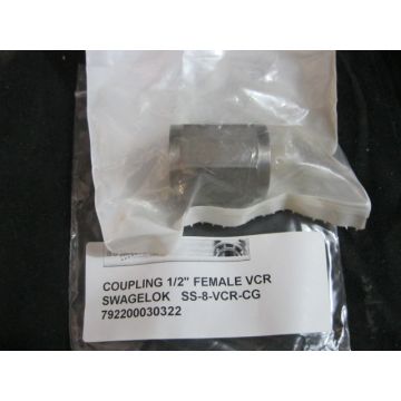 Swagelok SS-8-VCR-CG COUPLING 12 FEMALE VCR