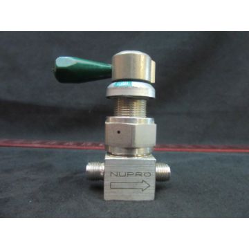 SwagelokNupro SS-DLS4 High-Purity High-Pressure Diaphragm-Sealed Valve 14 in Swagelok Tube Fitting L