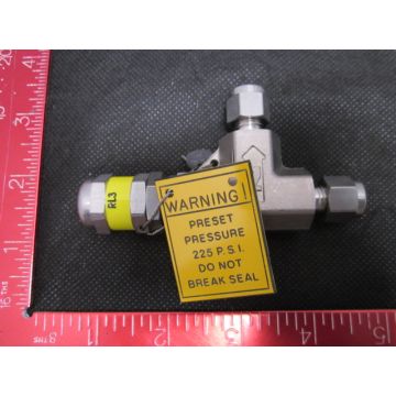 SWAGELOK SS-RL3S4 SS Low-Pressure Proportional Relief Valve 14 in Swagelok Tube Fitting