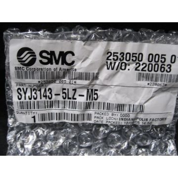 SMC SYJ3143-5LZ-M5 Valve SOL 24VDC 5PORT HIGH S