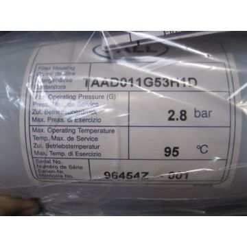 PALL TAAD011G53H1D HOUSING FILTER TAAD 011