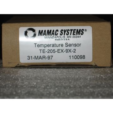 MAMAC SYSTEMS TE-205-EX-9X-2 SENSOR VAV TEMP CSI