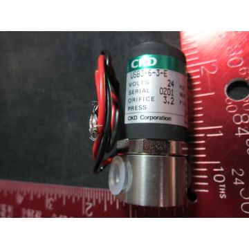 CKD USB3-6-3-E Solenoid Valve 24V 4W Orifice 32 Pressure 0-01MPa