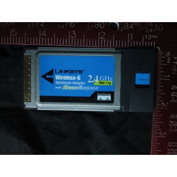 LINKSYS WPC54GS Wireless-G Notebook Adapter with SpeedBooster 24GHz 80211g