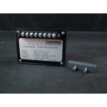 Triatek WSS-300-1-2-2 Water Detector Input Single Probe Output Single Relay Supply 10-30 VACVDCm 10A