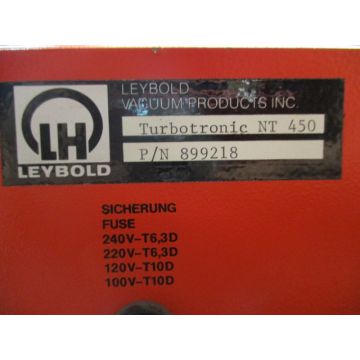   INFICON-LEYBOLD-OERLIKON 899218 VACCUM METER,
