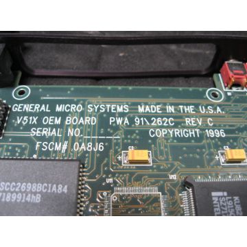 GENERAL MICRO PWA 91262C PCB VME GMS SBCCPU1
