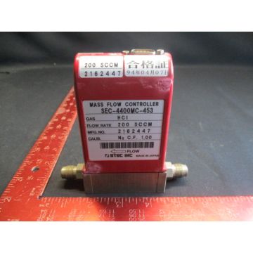 HOREBIA/STEC SEC-4400-HCI-200SCCM FLOW RATE: 200SCCM