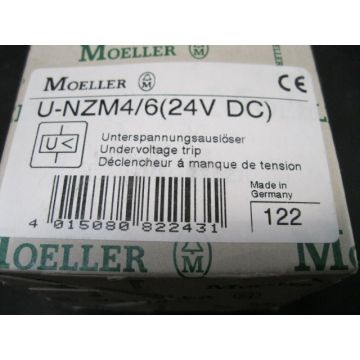 KLOCKNER-MOELLER U-NZM4-6 24V DC RELEASE UNDERVOLTAGE