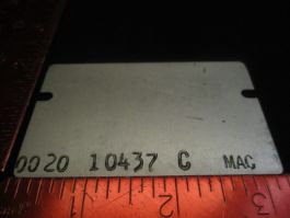 Applied Materials (AMAT) 0020-10437   PLATE COVER TEOS