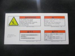 Applied Materials (AMAT) 0060-76123   LABEL, WARNING TIP HAZ (PACK OF 16)
