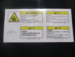 Applied Materials (AMAT) 0060-76133   LAB.WARNING (PACK OF 2)