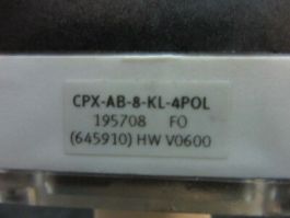 Festo CPX-AB-8-KL-4POL .ELECTRICAL TERMINAL