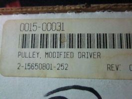 Applied Materials (AMAT) 0015-00031 Pulley, Manifold Driver