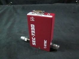 Stec SEC-7330M Mass Flow Controller, Range: 50 SCCM, Gas: CF4, Valve: C