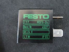 FESTO MSFG-24-4527 FESTO; TYPE: MSFG-24, BEST NR.: 4527, DC 24V, 4,5W, IP 65