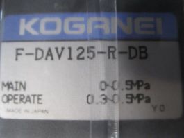 KOGANEI F-DAV125-R-DB VALVE DOUBLE FILL