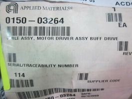 Applied Materials (AMAT) 0150-03264 Cable Assembly Motor Driver Assembly Buff Dr