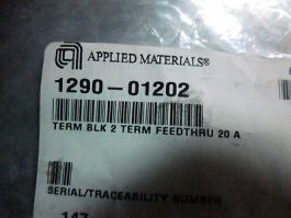 Applied Materials (AMAT) 1290-01202 TERM BLK 2 TERM FEEDTHRU 20 A *** 3 PACK ***