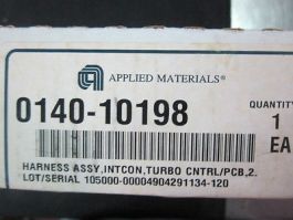 Applied Materials (AMAT) 0140-10198 Harness Assembly, INTCON, Turbo CNTRL/PCB, 2