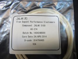 LAM RESEARCH (LAM) 22-353920-00   DUPONT AS-274 O-RING COMPOUND: ZALAK 5100 