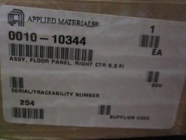 AMAT 0010-10344 Assembly, Floor Panel, Right CTR 5.3 FI