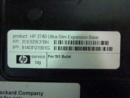 HP 814DP27001G 2740 ULTRA-SLIM EXPANSION BASE