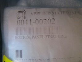 Applied Materials (AMAT) 0041-00202 bottom panel final line
