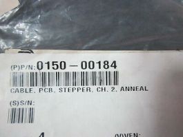 Applied Materials (AMAT) 0150-00184 Cable, PCB, Stepper, CH. 2, ANNEAL