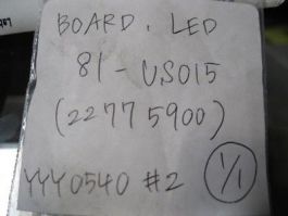 USHIO 2808-2181 PCB, LED; USHIO PB-0599, 890201
