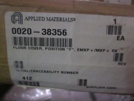 AMAT 0020-38356 Floor Cover, Position \"F\", EMXP+/MXP+ OX