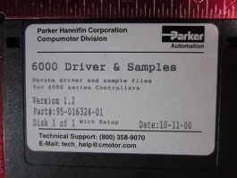 Parker 95-016324-01 Device Driver & Sample files for 6000 series Controllers