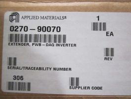 Applied Materials (AMAT) 0270-90070 Extender, PWB-DAQ Inverter
