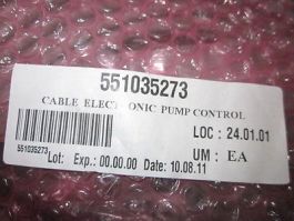 CAT 551035273 CABLE  ELECTRONIC  PUMP CONTROL SVG
