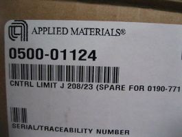 Applied Materials (AMAT) 0500-01124 CNTRL LIMIT-J 208/23 (SPARE FOR 0190-77171)