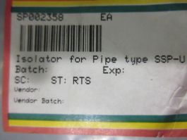 Isolater t4ds1-01121-40006 isolator for pipe - type ssp-u