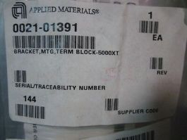 Applied Materials (AMAT) 0021-01391 BRACKET,MTG,TERM BLOCK-5000XT