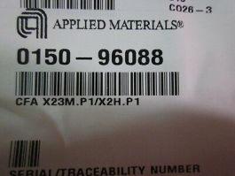 Applied Materials (AMAT) 0150-96088 CFA X23M.P1/X2H.P1