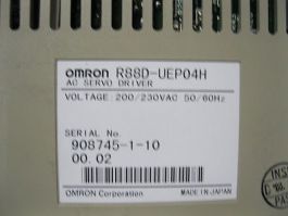 OMRON R88D-UEP04H AC SERVO DRIVER
